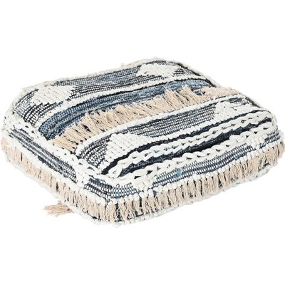 Pouf en coton rayé, confort cosy RECOLLECTION