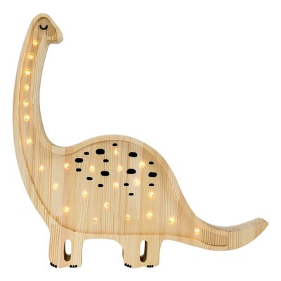 Lampe Veilleuse Diplodocus bois naturel LITTLE LIGHTS
