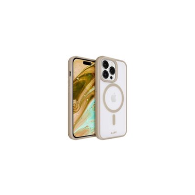 Coque iPhone 14Pro MagSafe transparent/Sable LAUT
