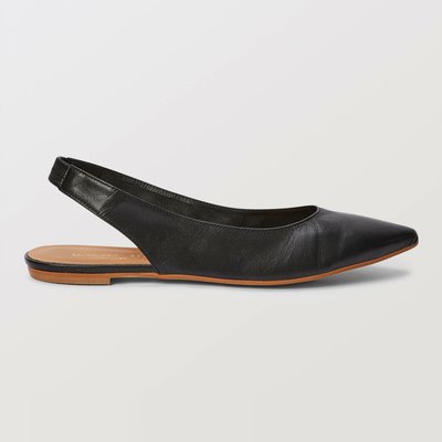 Sling back en cuir MONOPRIX