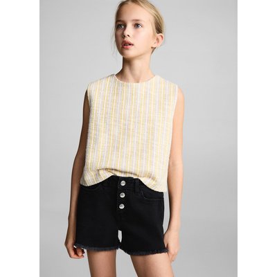 Short jean effiloché MANGO KIDS