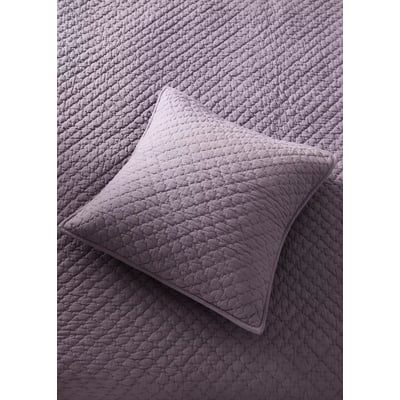 Housse de coussin lit coton surpiqûres fait main 50x50 cm MANGO HOME