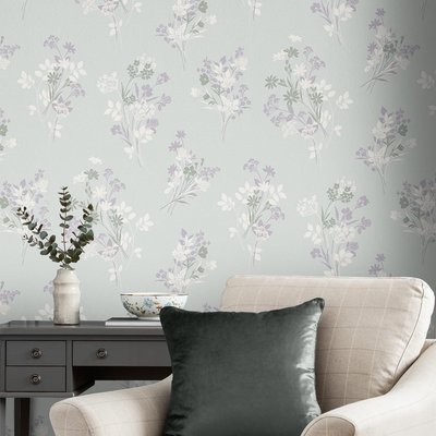 Papier peint Fleurs Igerna LAURA ASHLEY