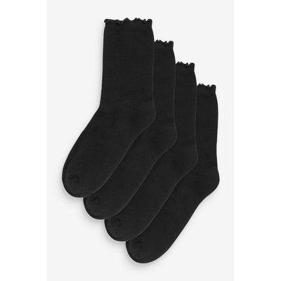 Socquettes volantées, lot de 4 NEXT