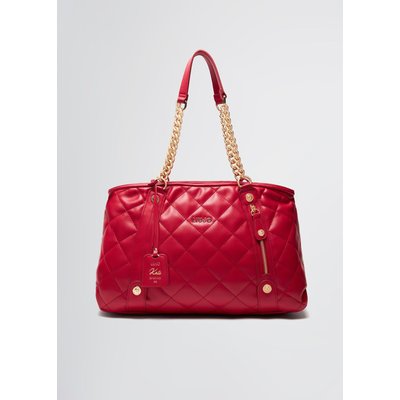 Sac à main matelassé couleur crème LIU JO