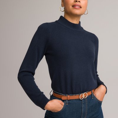 Pull col montant, maille au toucher très doux ANNE WEYBURN