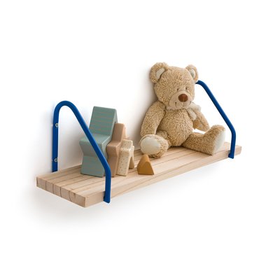 Wandplank in grenen en ijzer metaal L50 cm, Vinto LA REDOUTE INTERIEURS