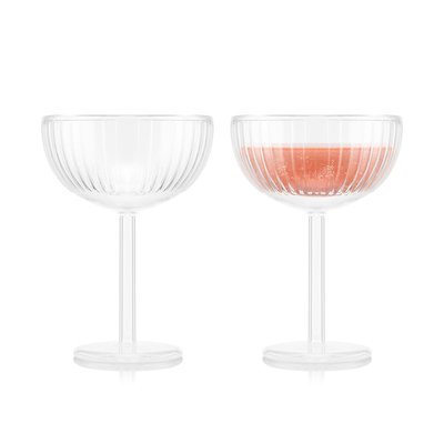 Bodum 0.2 L Transparent DOURO Set 2 flûtes à Champagne BODUM