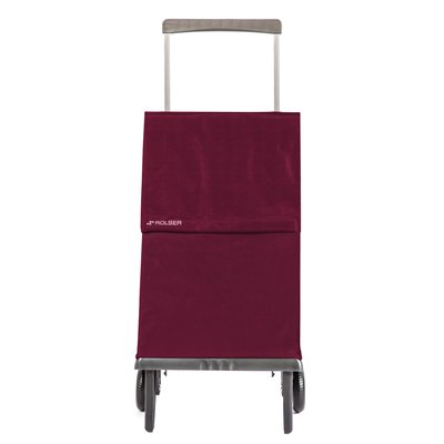 PLEGAMATIC MF - Chariot de course pliable 2 roues, aubergine chic et pratique, idéal pour vos courses quotidiennes - Aubergine ROLSER