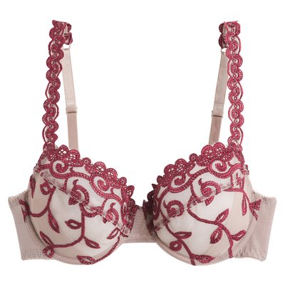 Soutien-gorge emboîtant en tulle brodé Lyssa LA REDOUTE COLLECTIONS