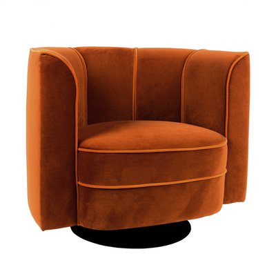 Fauteuil lounge en velours - Flower DUTCHBONE