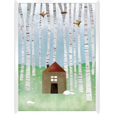 Tableau en bois, cadre , Picture RECOLLECTION