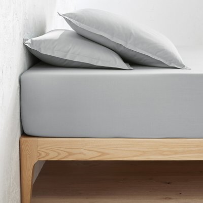 Drap-housse percale coton, bonnet 40 cm, Scenario LA REDOUTE INTERIEURS