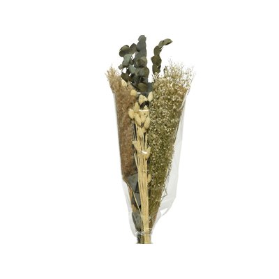 Bouquet sur tige fleurs séchées Naturel KAEMINGK