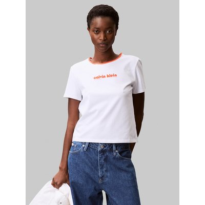 T-shirt de manga curta com logótipo retro CALVIN KLEIN JEANS