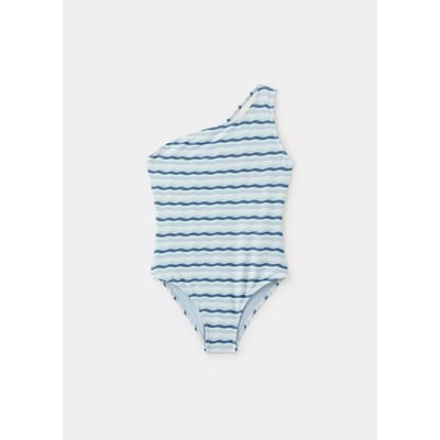 Maillot de bain asymétrique rayures MANGO KIDS