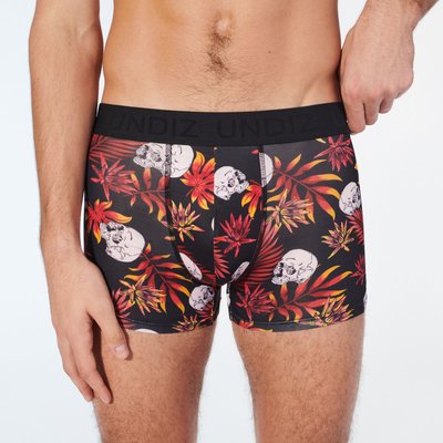 Boxer à motifs têtes de mort en microfibre PARASKULLIZ UNDIZ