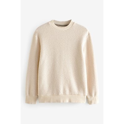 Sweat ras du cou texturé haut de gamme NEXT