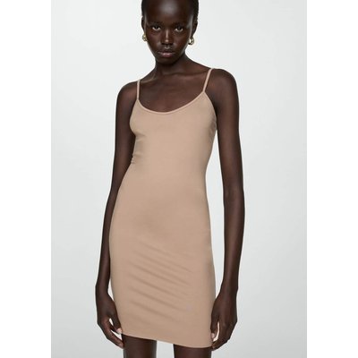 Robe droite rose poudré shop