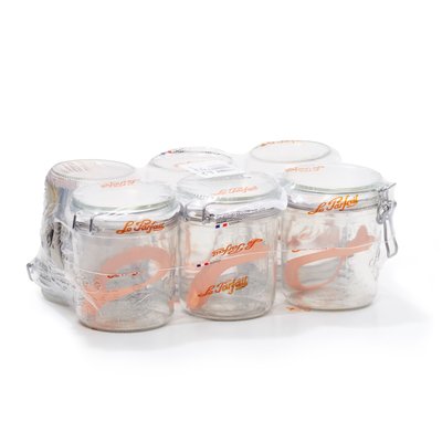 Lot de 6 terrines en verre 750g, LE PARFAIT LE PARFAIT