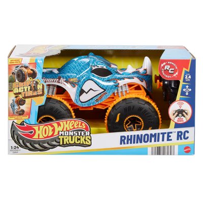 Hot Wheels-Monster Trucks Rhinomite-Véhicule radiocommandé MATTEL
