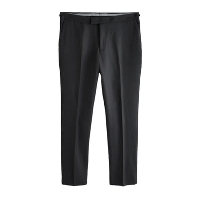 Pantalon de smoking ajusté en laine signature NEXT