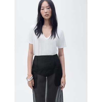 T-shirt col en V MANGO