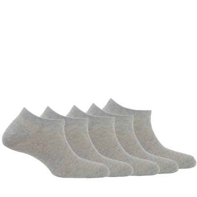 Lot de 5 paires de chaussettes invisibles homme en coton KINDY