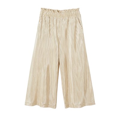 Pantalon large lamé cérémonie effet plissé VERTBAUDET