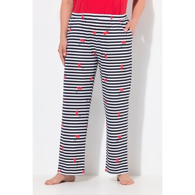 Pantalon de pyjama uni/cœurs, jambe longue ULLA POPKEN