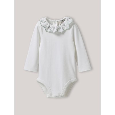 Body col en broderie anglaise en coton biologique CYRILLUS
