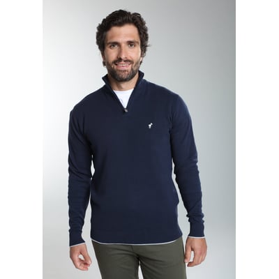 Pull col camionneur  en coton MAXIME GENTLEMAN FARMER