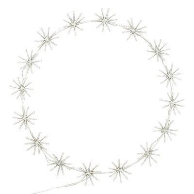 Décoration d extérieur couronne D50cm 160 LED blanc chaud à transfo FEERIC LIGHTS & CHRISTMAS