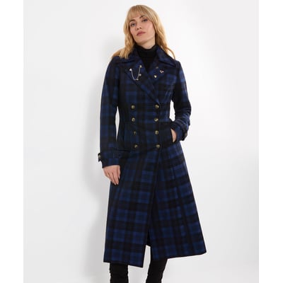 Long Manteau à Carreaux Roxie JOE BROWNS