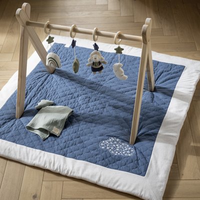 Grand tapis de jeu en coton matelassé SAUTHON