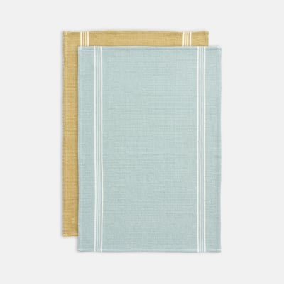 Set of 2 Virgile waffle cotton tea towels LA REDOUTE INTERIEURS