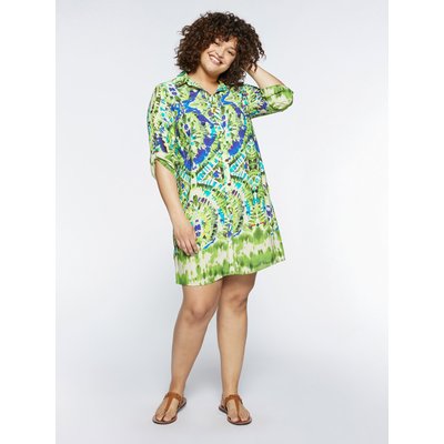 Robe en viscose à imprimé tie and dye FIORELLA RUBINO