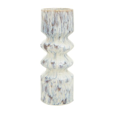 30cm Beige Speckled Stone Vase SO'HOME