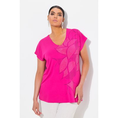 T-shirt oversize. Col en V et manches ULLA POPKEN