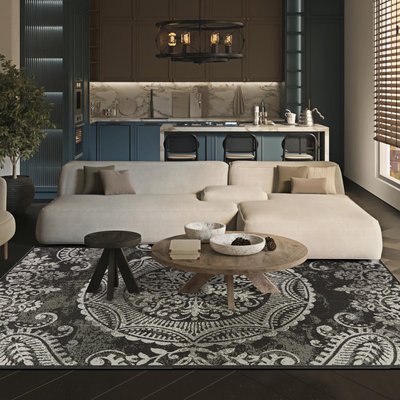 Tapis extérieur tissé kilim rectangle IRISA 1 UN AMOUR DE TAPIS