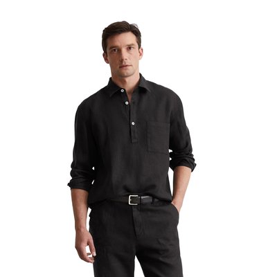 Chemise à enfiler regular en pur lin MARC O'POLO
