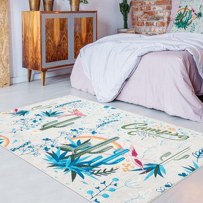 Tapis enfant tissé CACTUS UN AMOUR DE TAPIS