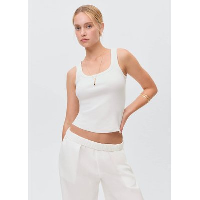 Pantalon droit lin MANGO TEEN