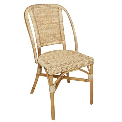 Chaise en rotin et résine GUINGUETTE KOK