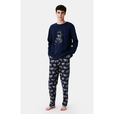 Pyjama en coton imprimé Nuit Polaire ARTHUR