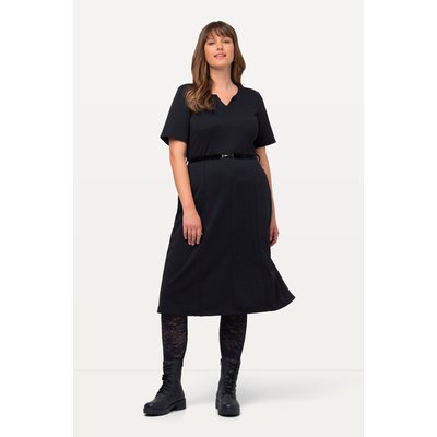 Robe tyrolienne, ceinture, col tunisien ULLA POPKEN