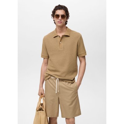 Polo grosse maille côtelée MANGO MAN