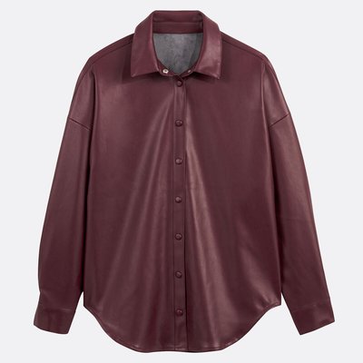 Camisa em pele sintética, Signature APOLLINE LA REDOUTE COLLECTIONS