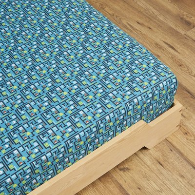 Drap housse Arcade vert LES MATELAS DE MORPHEE