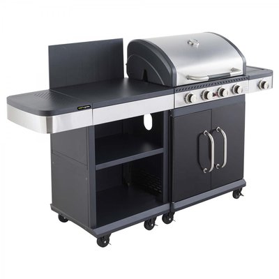 Barbecue Gaz et desserte, FIDGI 4 COOK IN GARDEN